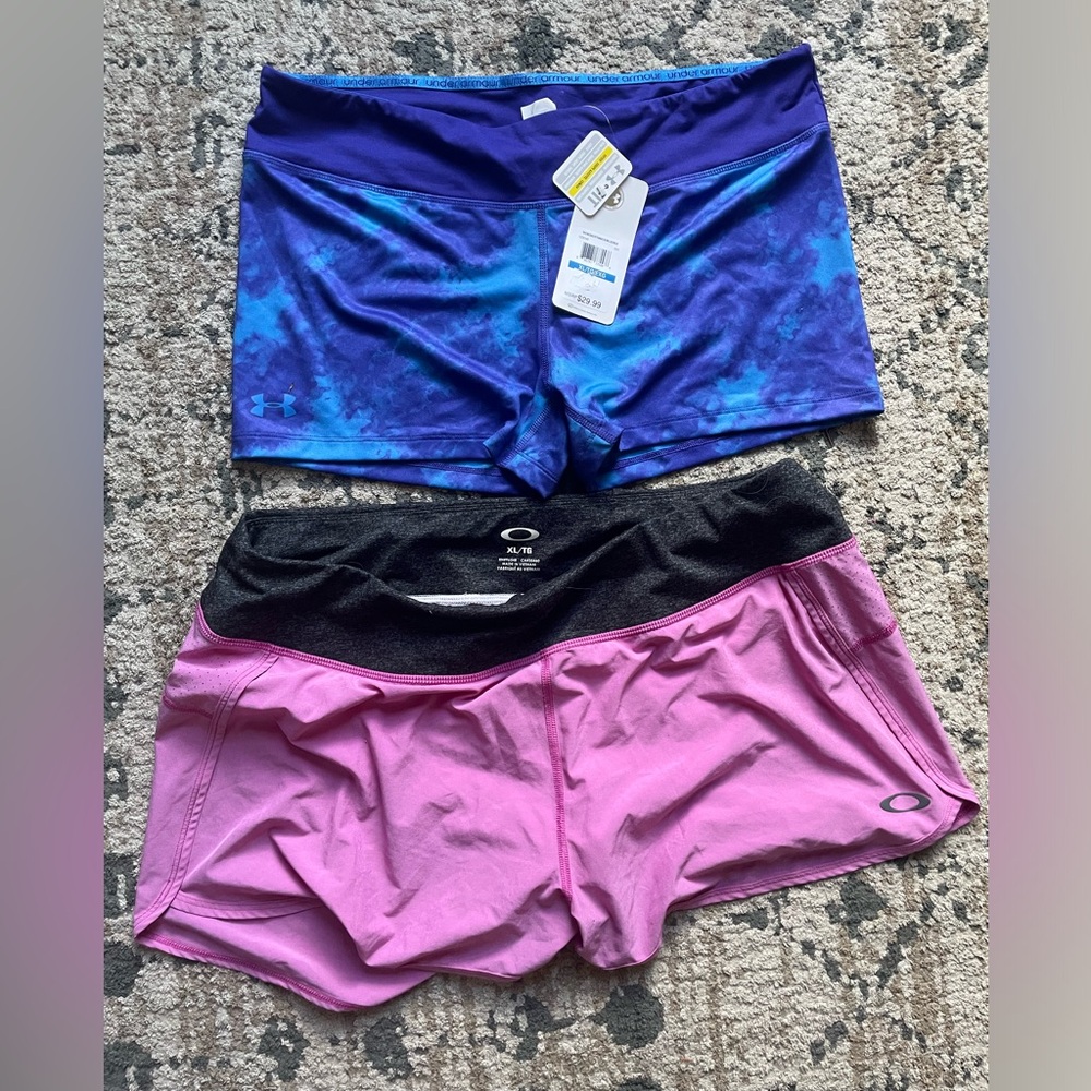 XL Short Bundle Under Armour NWT Oakley Athletic Athleisure Athletic Summer